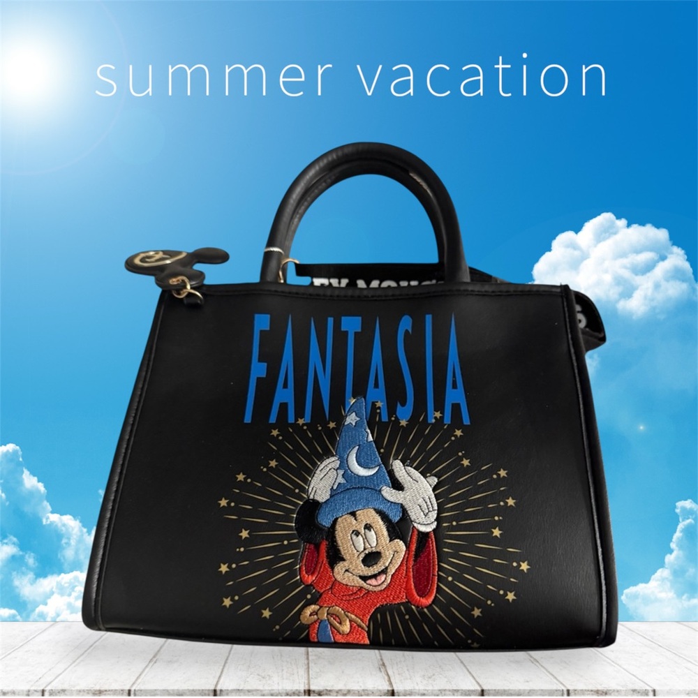Disney has Fantasia Black Handbag Primark